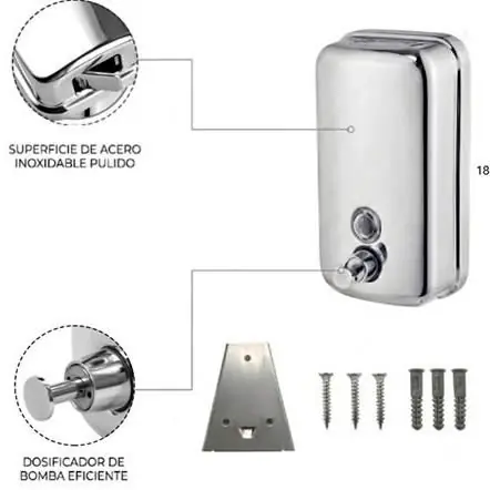Dispenser de jabon liquido 800ML