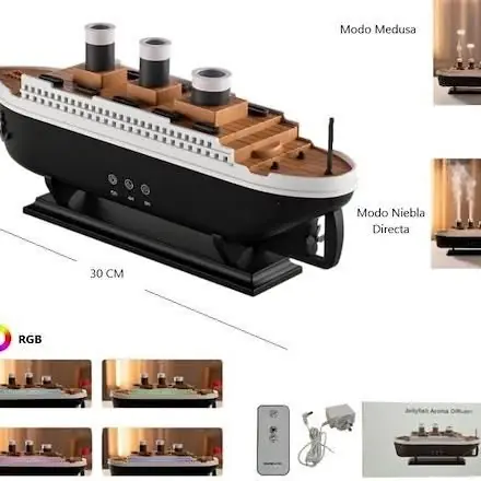 Humidificador barco LED V75 (nuevos en caja)