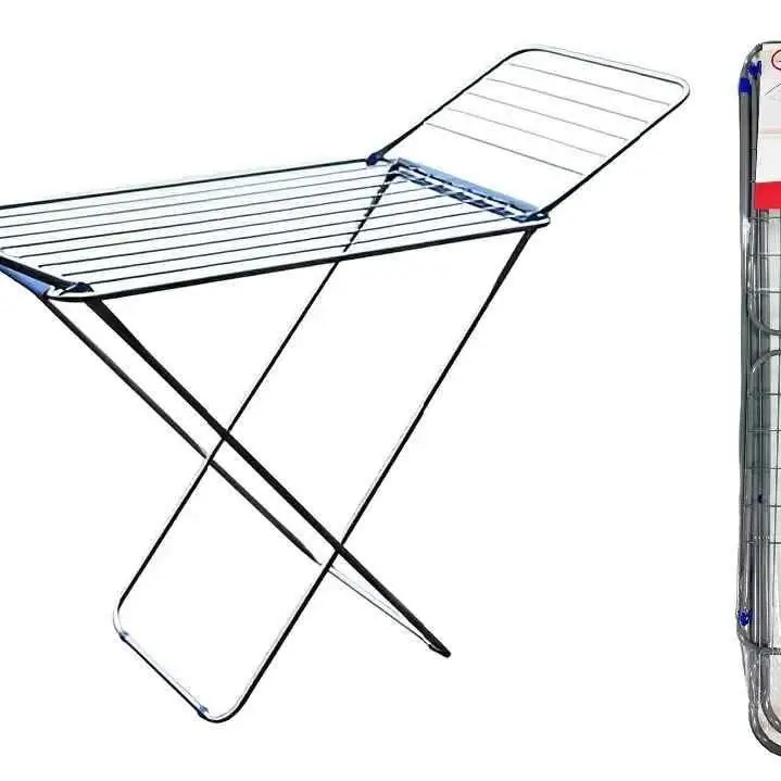 Tender de pie plegable C/alas 1,80MTS gris
