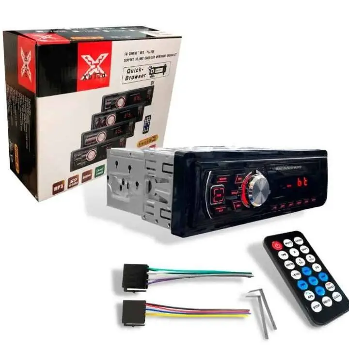 Stereo bluetooth aux, frente desmontable, nuevo en caja!
