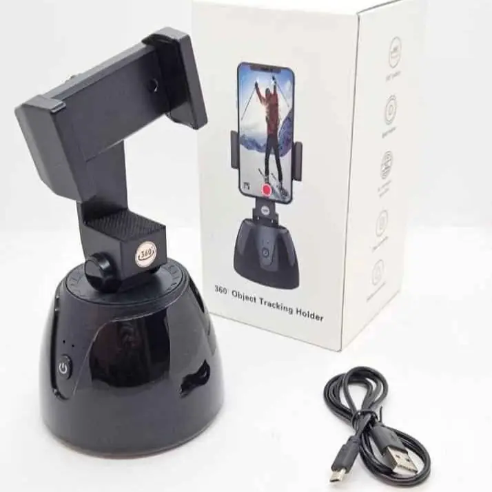 Base inteligente 360° para tus vivos, videollamadas, etc