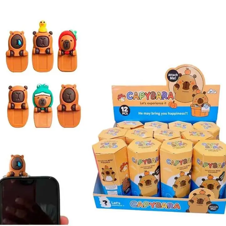 Mini figura capybara autoadhesiva(sonny angel)
