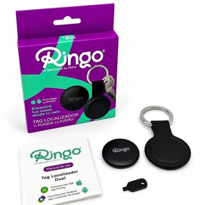 Tag ringo localizador + funda llavero - ios Android