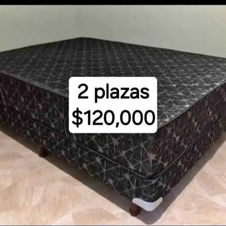 Somier liquidación 2 plazas completos espuma