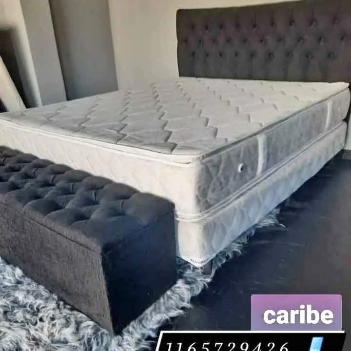 Somier Base Y Colcchon Rematamos Stock Imperdibles Promos