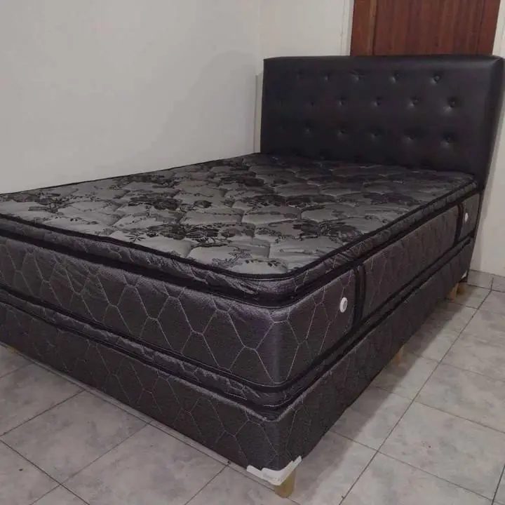 Oferton ssomiers espuma y resorte todas las medidas disponibles + almohadas