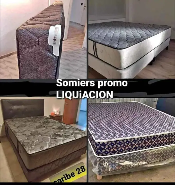 Somier + Colchón 2 Plazas desde $149.000 Envío rápido