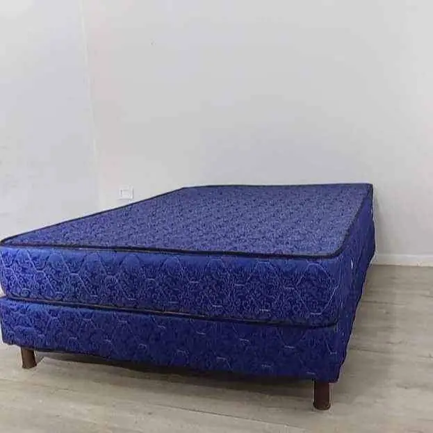 Camas colchones bases y respaldo promocion