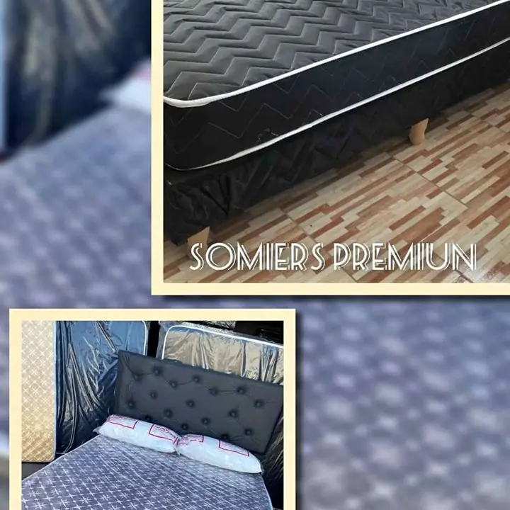 No te pierdas esta super oferta en somier base+ colchon + respaldo