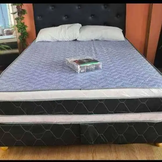 Oferta en 2 plazas somiers y respaldo almohadas de regalo