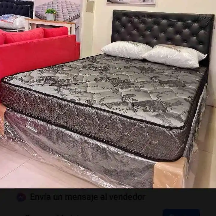 Colchon base + respaldo+ sabanas y almohadas