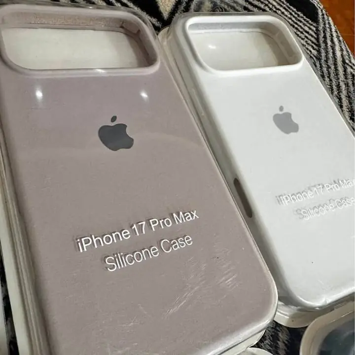 Fundas iPhone 17 pro Max de silicona
