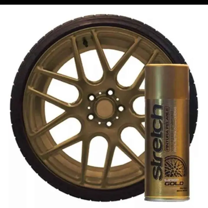 Pintura stretch dorada