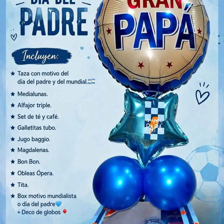 Desayunos para el día del padre Hace tu pedido y te lo llevo a domicilio sin cargo en Malvinas