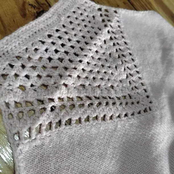 Top crop de hilo