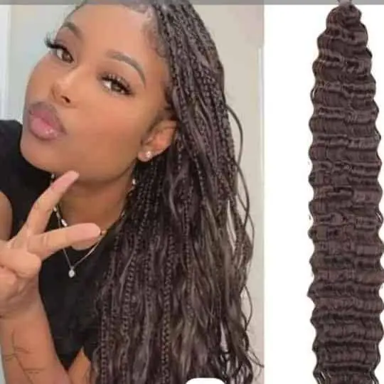 Rizos para trenzas bohemia