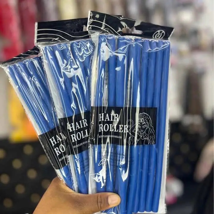 Para rizar el pelo ruleros flexibles