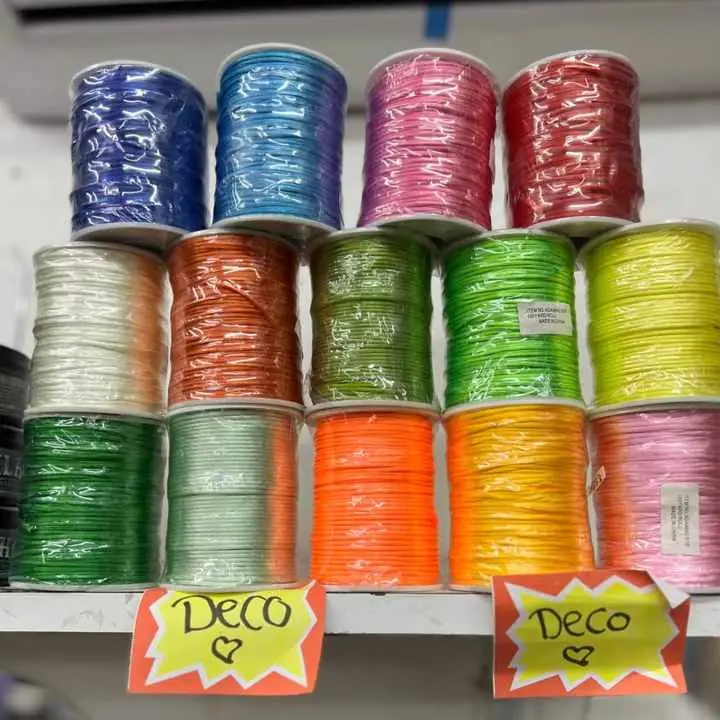 Hilos para decorar las trenzas