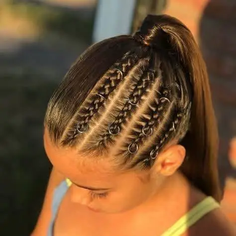 Trenzas pegadas