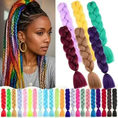 Kanekalon para trenzas menor y mayor