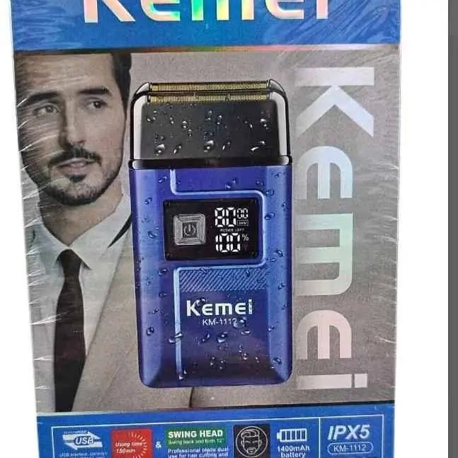 Shaver kemei 1112. Ipx5 8000rpm