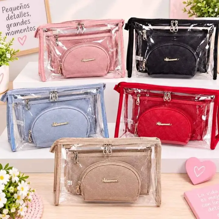 Neceser set x3 piezas