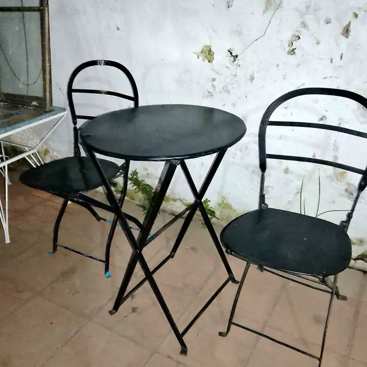 Juego de jardín tipo plegable