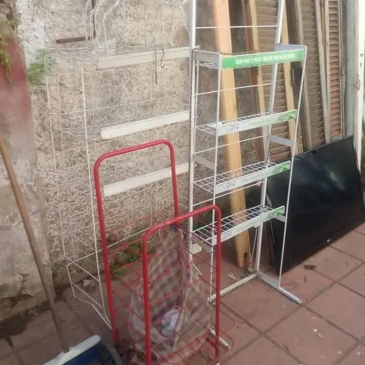 Organizador de hierro chango de compra carrito