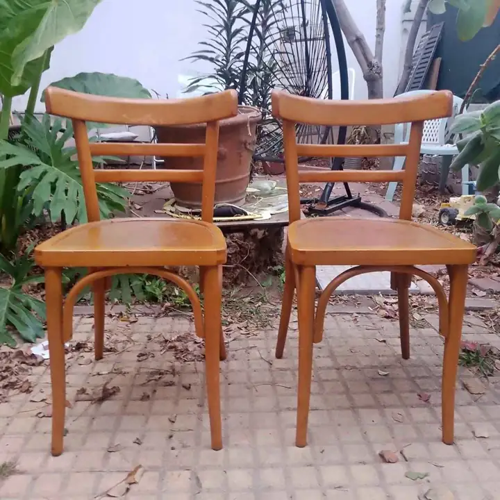 2 Sillas de bar Thonet caba