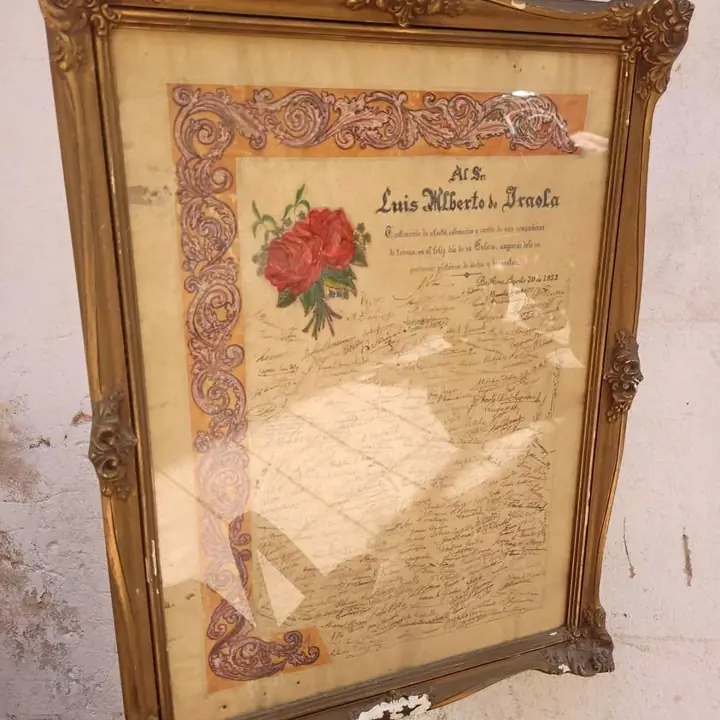 Marco antiguo de 60x50