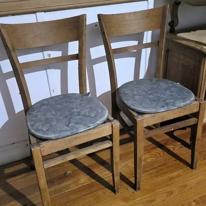 Sillas de madera a reparar asiento