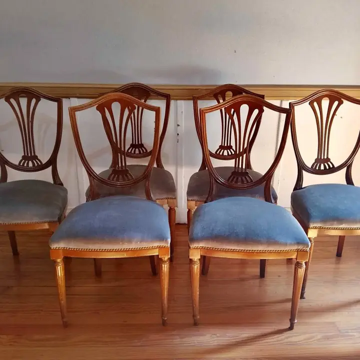 Sillas originales de estilo ingles Sheraton