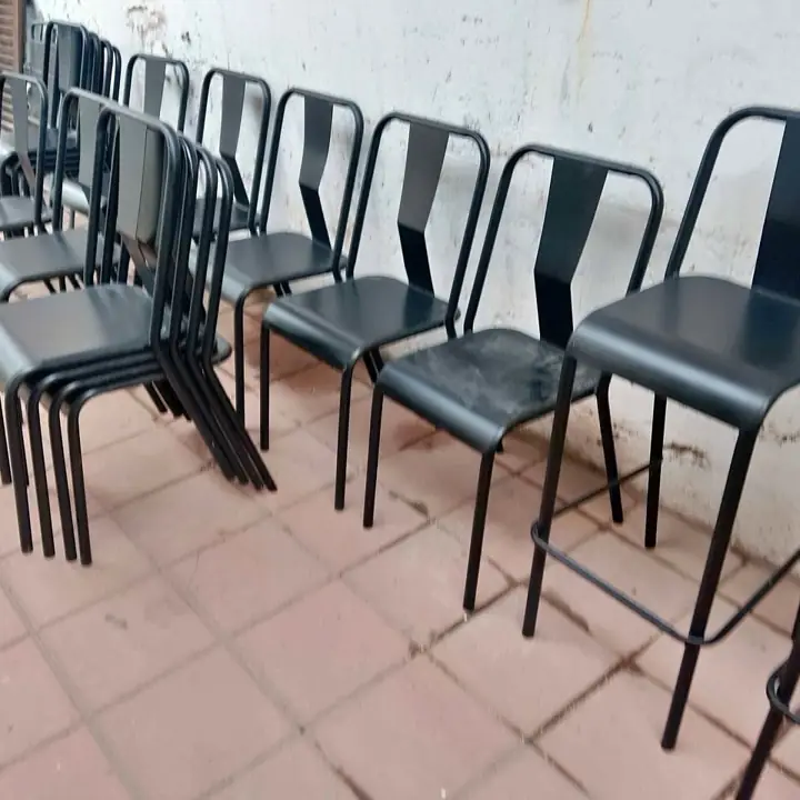 Sillas de chapa para bar café restaurante