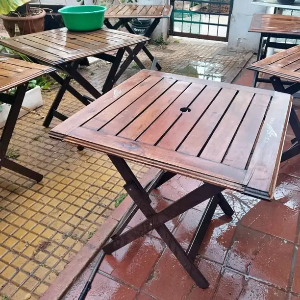 Mesa plegable 80cm Caba