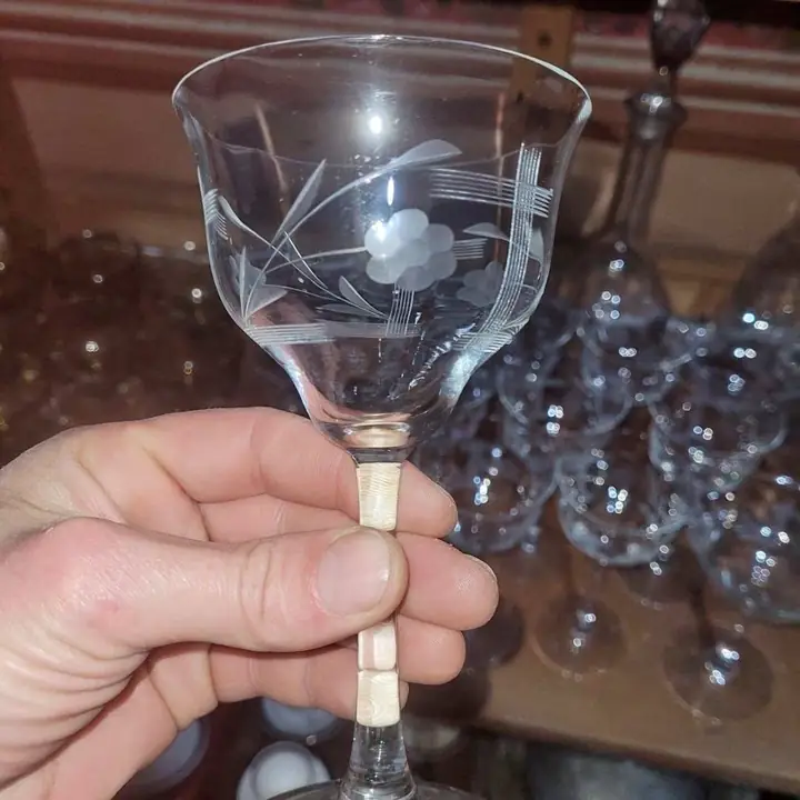 Hermosas copas de agua vino de cristal x 12