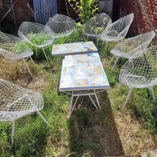 Lote 12 sillones bertoia