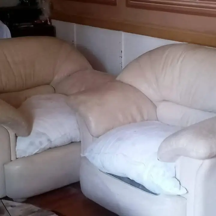 Sillón living sillónes de cuero vacuno