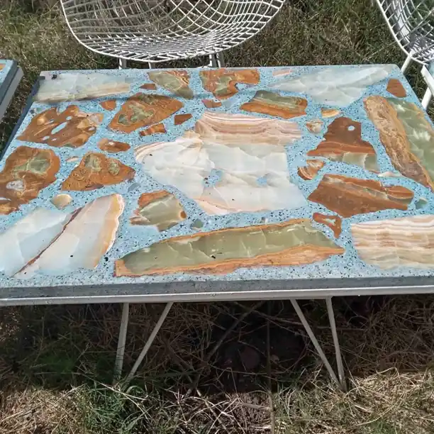 Juego de jardín silla de hierro