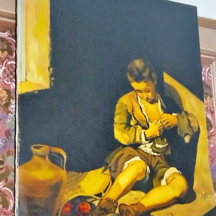 Cuadro pintado pintura 1m x 80cm