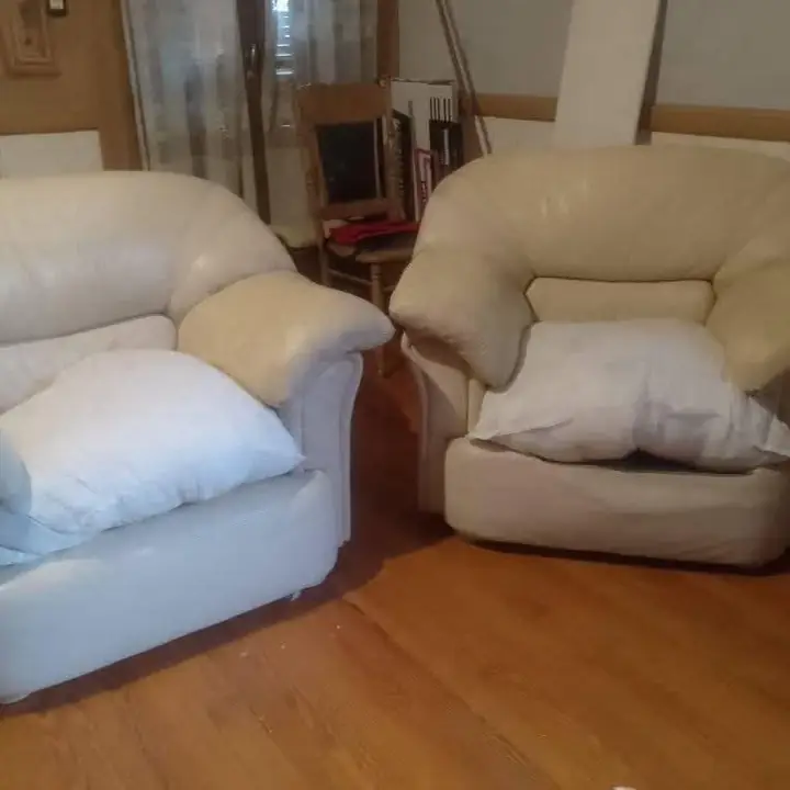 Sillón living sillónes de cuero vacuno