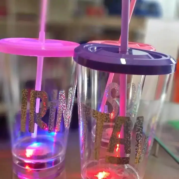 Vasos LED personalizados