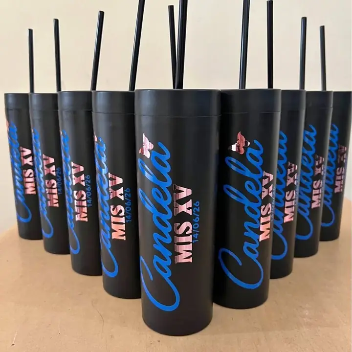 ¡Vasos Skinny personalizados de 500 cc!