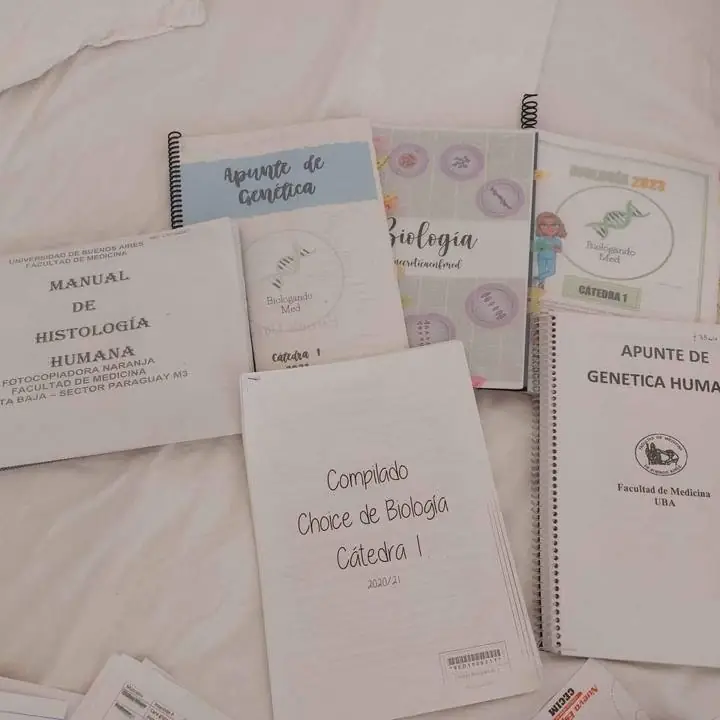 Vendo apunte de genetica y biologia