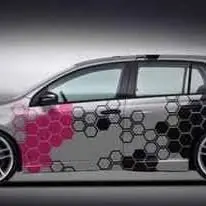 Ploteo con diseño para auto