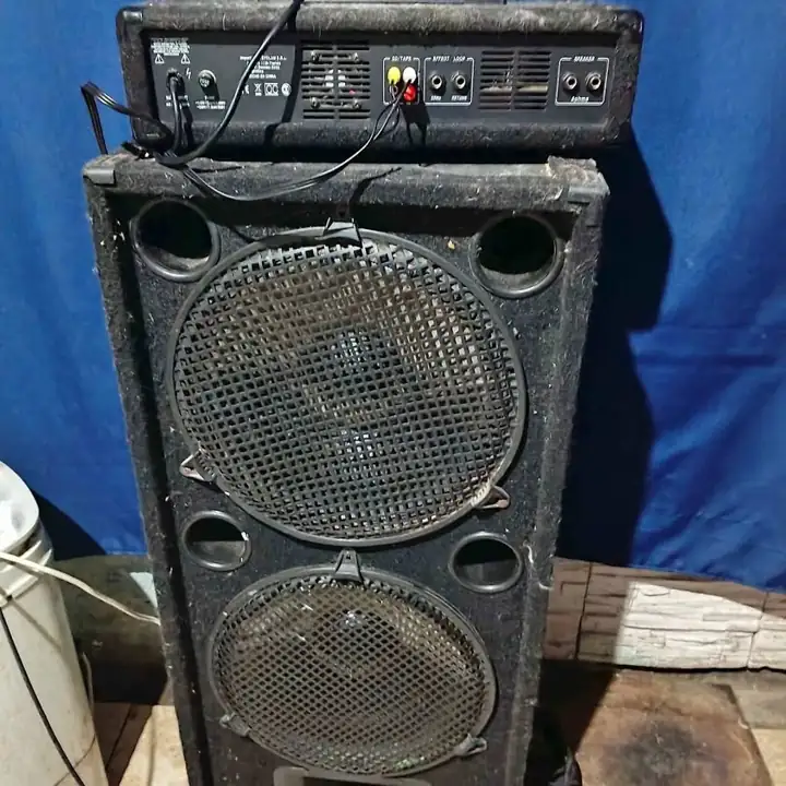 Potencia mas torre de 15 mas micrófono