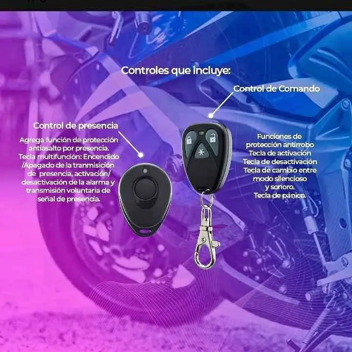 Alarma Para. Motos