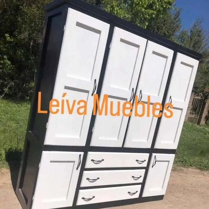 Leiva muebles Roperos de pino 1 60 x 1 70 Elegí el color y lo pintamos Se abona al re