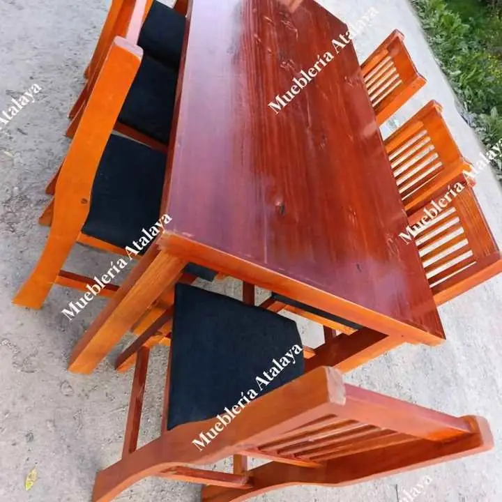 Vendo juego de comedo 1.80 8sillas tapizado en chenille premium hacemos envios