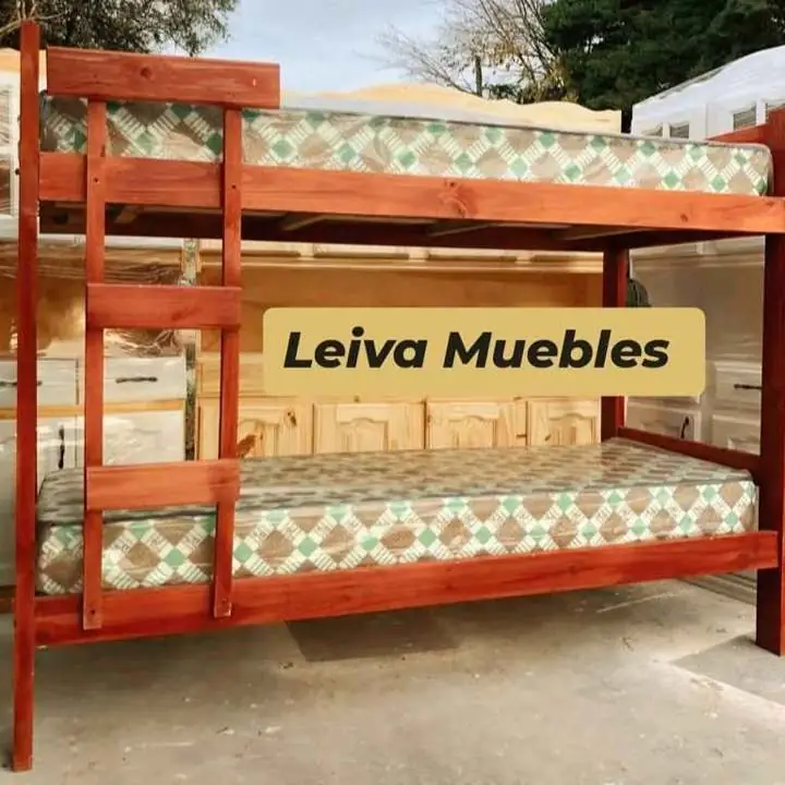 Vendo cama cucheta con colchón hacemos envios se abona al recibir