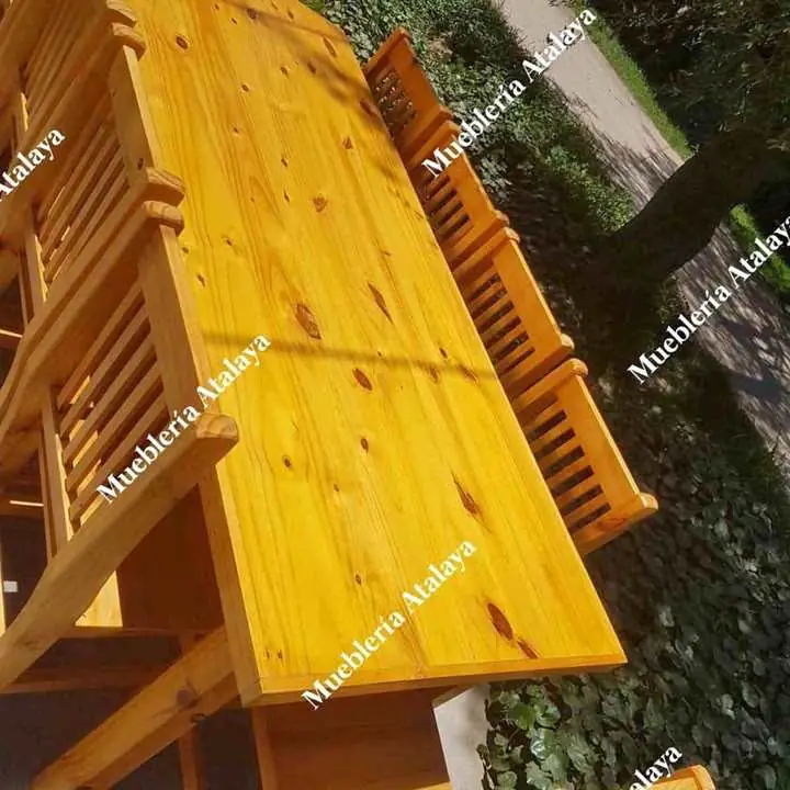 Juego de comedor Mesa 2,00 x 0,80 10 sillas Abonas al recibir Envíos a domicilio